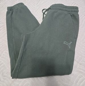 Puma Forest Green Joggers. Size S